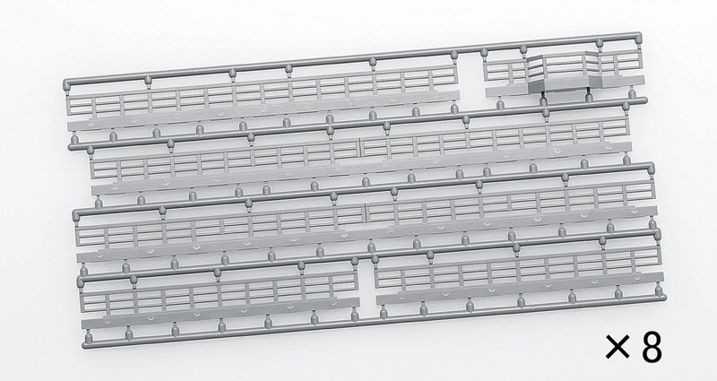 3056 ワイドレールてすり（F）C541・S72.5・S70・E・ワイド化PR（L）541（280）・PX280（8枚入）