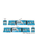 32221 鉄道コレクション 広島電鉄1000形 1017号『転生したらスライムだった件』ラッピング電車