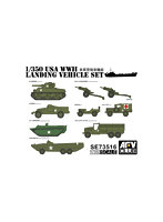 1/350 アメリカ軍揚陸車輌セット（WW2）