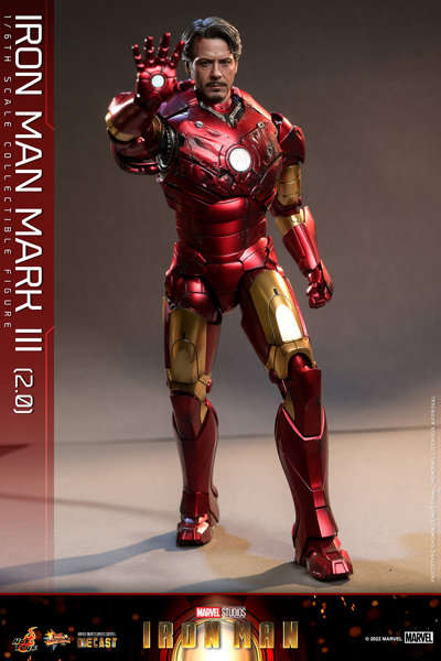 【ムービー・マスターピース DIECAST】 『アイアンマン』 1/6スケールフィギュア アイアンマン・マーク3...