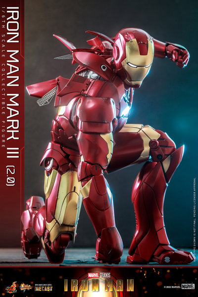 【ムービー・マスターピース DIECAST】 『アイアンマン』 1/6スケールフィギュア アイアンマン・マーク3...