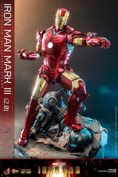 【ムービー・マスターピース DIECAST】 『アイアンマン』 1/6スケールフィギュア アイアンマン・マーク3...