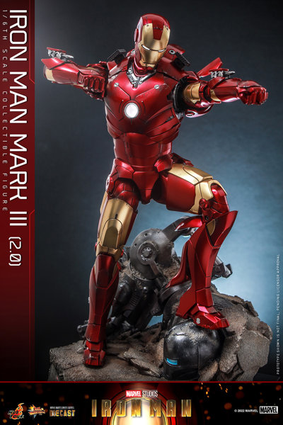 【ムービー・マスターピース DIECAST】 『アイアンマン』 1/6スケールフィギュア アイアンマン・マーク3...