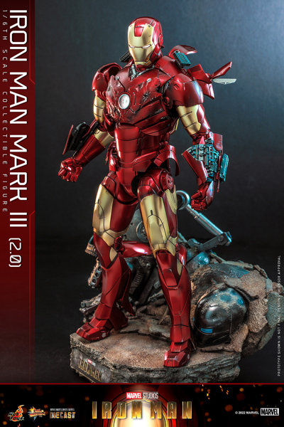 【ムービー・マスターピース DIECAST】 『アイアンマン』 1/6スケールフィギュア アイアンマン・マーク3...