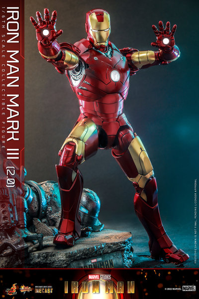 【ムービー・マスターピース DIECAST】 『アイアンマン』 1/6スケールフィギュア アイアンマン・マーク3...