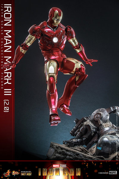 【ムービー・マスターピース DIECAST】 『アイアンマン』 1/6スケールフィギュア アイアンマン・マーク3...