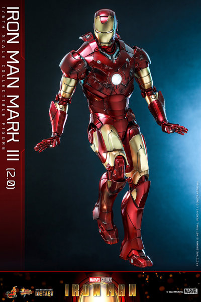 【ムービー・マスターピース DIECAST】 『アイアンマン』 1/6スケールフィギュア アイアンマン・マーク3...