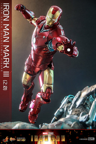 【ムービー・マスターピース DIECAST】 『アイアンマン』 1/6スケールフィギュア アイアンマン・マーク3...