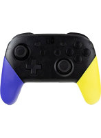 アンサー Switchプロコン用 イカしたカスタマイズ カラーグリップ インキバイオレット&インキイエロー ANS-SW113IVY