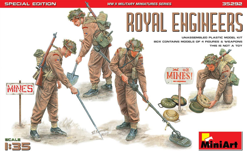 1/35 イギリス陸軍工兵隊 4体入（特別版）