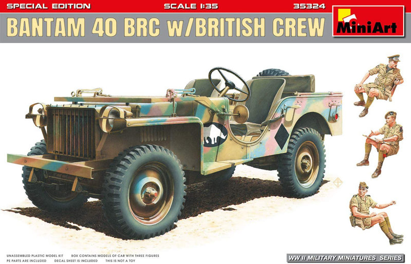 1/35 イギリス軍 バンタム40RBCイギリス兵3体付（特別版）