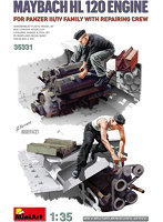 1/35 ドイツ軍III/IV号戦車用マイバッハHL120エンジン 修理工兵付