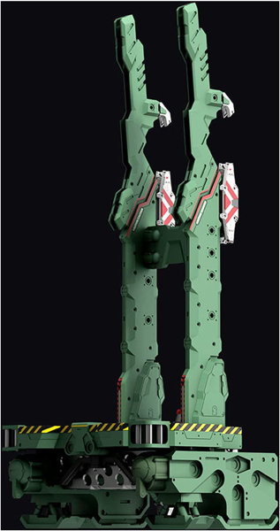 エヴァンゲリオン専用拘束兼移動式射出台 多色成型版