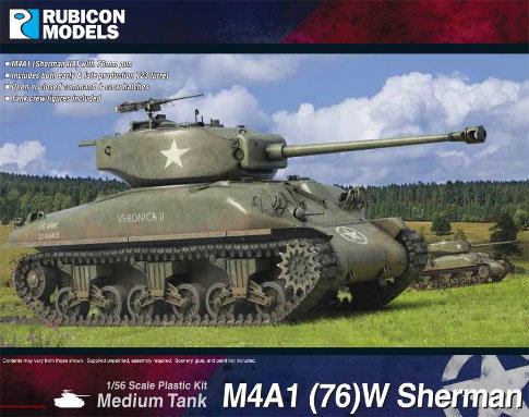 1/56 アメリカ軍 M4A1（76）W シャーマン