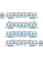 32469 鉄道コレクション 東武鉄道8000系8142編成グッドデパートメント広告列車4両セット