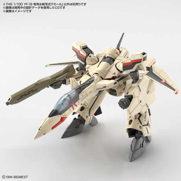 HG 1/100 YF-19 専用水転写式デカール