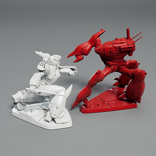 PLAMAX MF-71 minimum factory 機動警察パトレイバー イングラム ＆ クラブマンハイレッグ レイバーカラーVer.