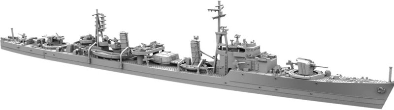 1/700 NVE5 駆逐艦 橘 エッチングパーツ付