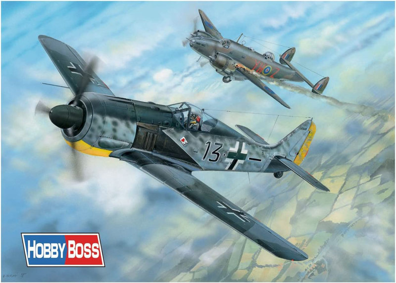 ホビーボス 1/18 ドイツ軍 フォッケウルフ Fw190A-5