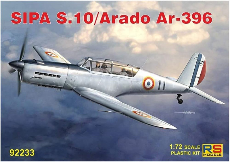 RSモデル 1/72 フランス空軍 SIPA S.10 / アラド Ar396