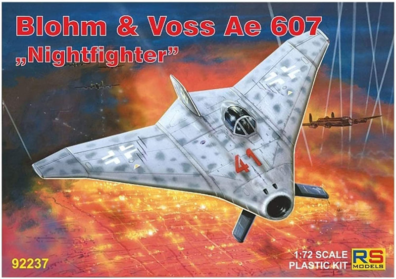 RSモデル 1/72 ドイツ空軍 ブロム＆フォス Ae 607 夜間戦闘機