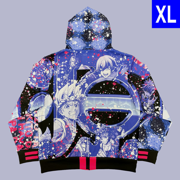 大工の源さん 超韋駄天 フルグラフィックパーカー BOYS Ver.（XLサイズ）