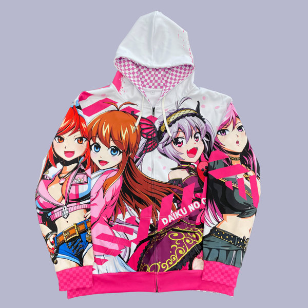 大工の源さん 超韋駄天 フルグラフィックパーカー GIRLS Ver.（XLサイズ）