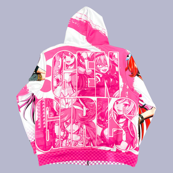 大工の源さん 超韋駄天 フルグラフィックパーカー GIRLS Ver.（XLサイズ）