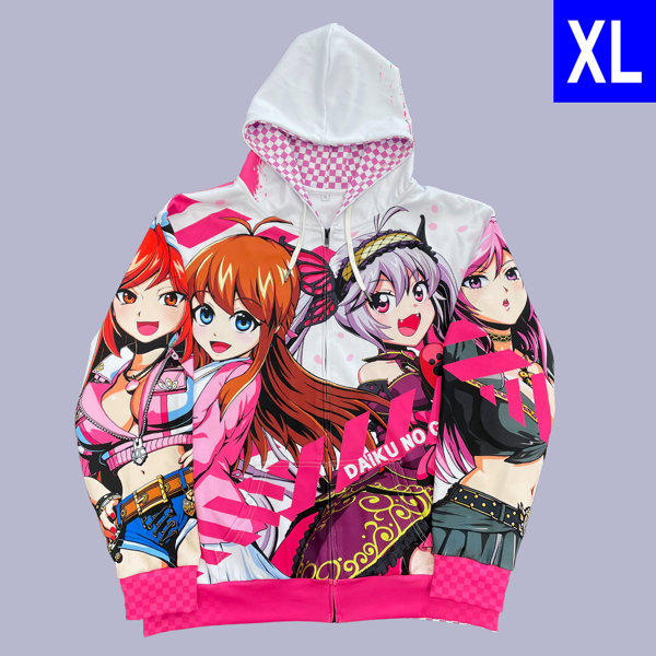 大工の源さん 超韋駄天 フルグラフィックパーカー GIRLS Ver.（XLサイズ）
