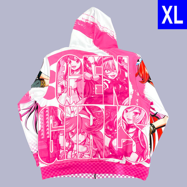 大工の源さん 超韋駄天 フルグラフィックパーカー GIRLS Ver.（XLサイズ）