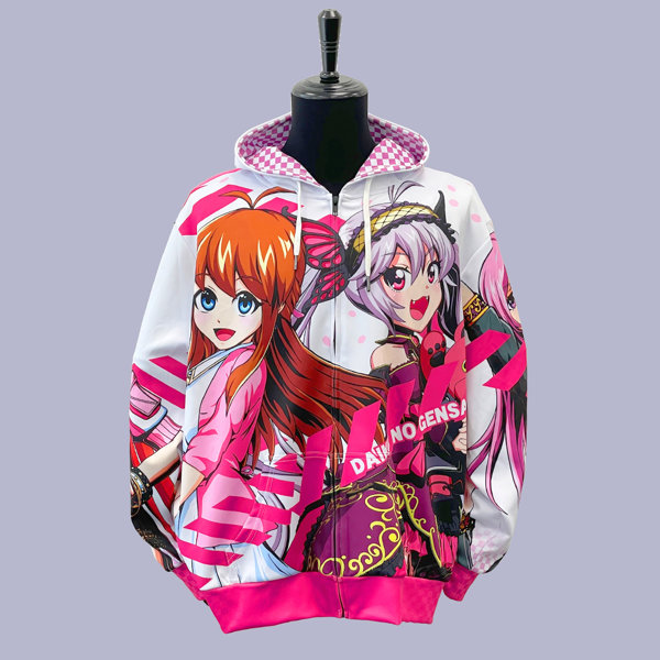 大工の源さん 超韋駄天 フルグラフィックパーカー GIRLS Ver.（XLサイズ）