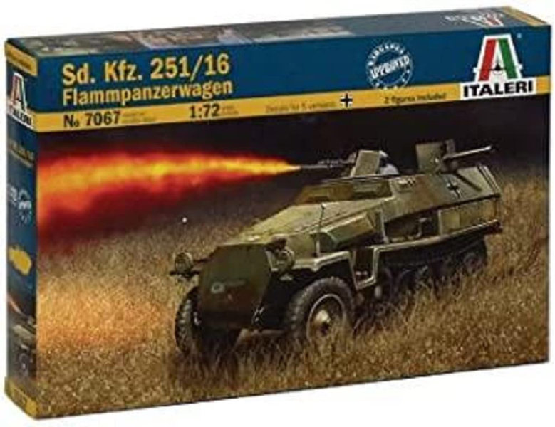 イタレリ 1/72 WW.II ドイツ軍 Sd.Kfz.251/16 ハーフトラック火炎放射型