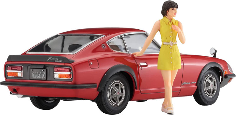 1/24 ニッサン フェアレディ 240ZG w/70’s ガールズフィギュア