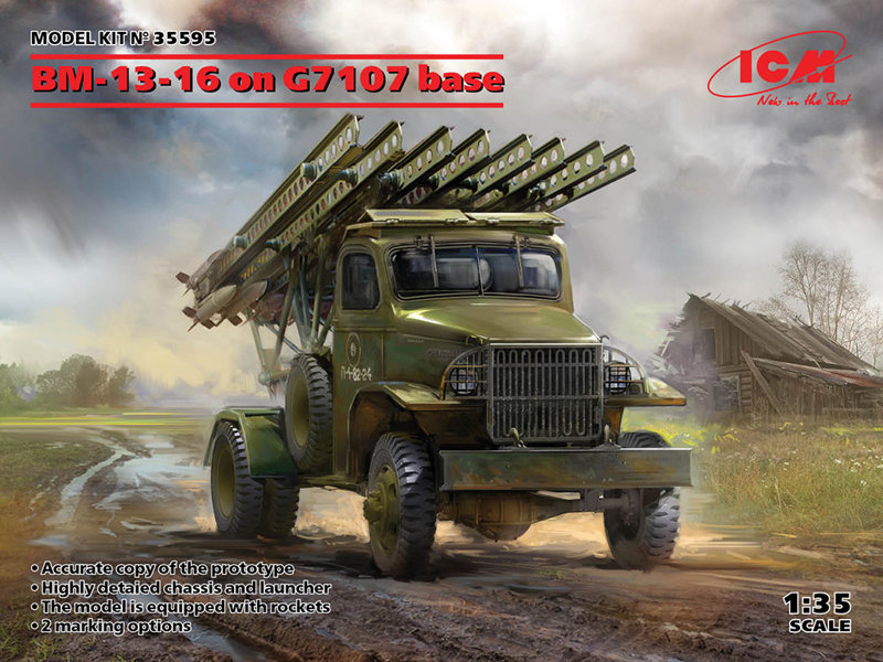ICM 1/35 ソビエト BM-13-16多連装ロケットランチャー G7107車体 5,340円
