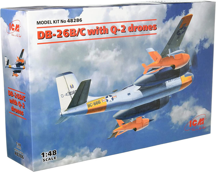ICM 1/48 アメリカ空軍 DB-26B/C w/Q-2ドローン