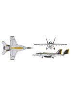 1/144 アメリカ海軍 F/A-18E スーパーホーネット VFA-27 ロイヤルメイセス 岩国航空基地 2機セット
