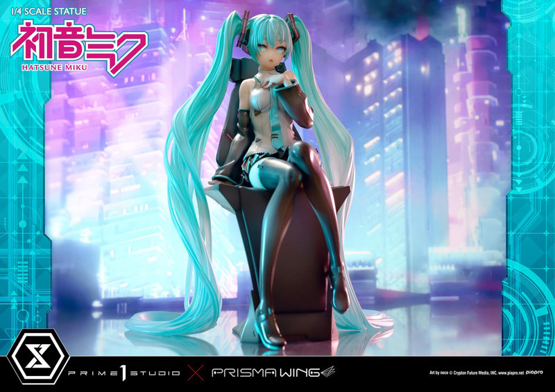 PRISMA WING 初音ミク ‘Art by neco’ 1/4 スケール スタチュー