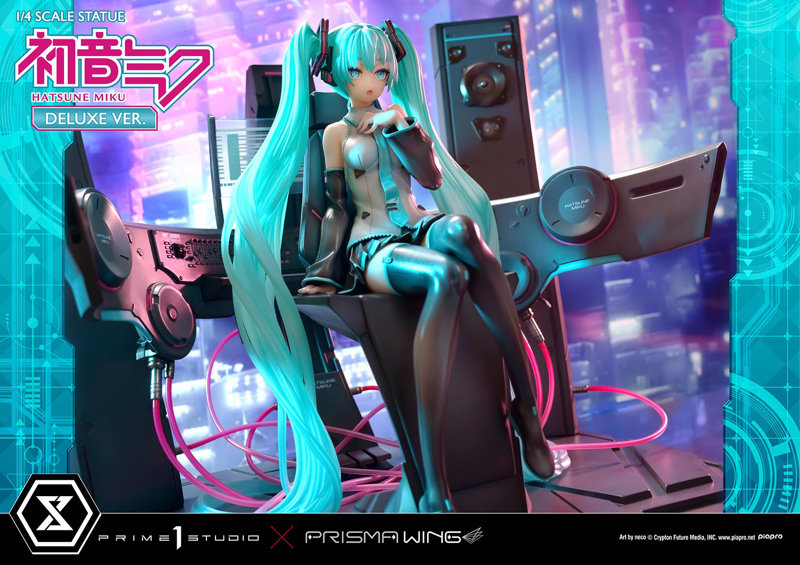 PRISMA WING 初音ミク ‘Art by neco’ DX版 1/4 スケール スタチュー