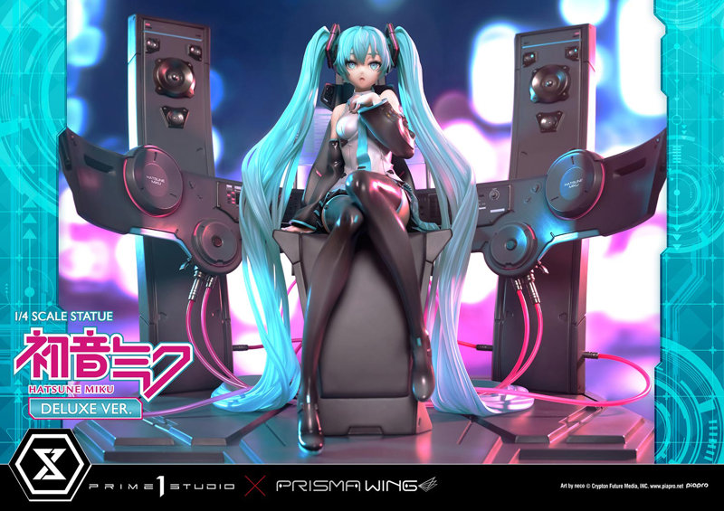 PRISMA WING 初音ミク ‘Art by neco’ DX版 1/4 スケール スタチュー