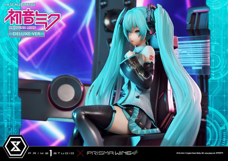 PRISMA WING 初音ミク ‘Art by neco’ DX版 1/4 スケール スタチュー