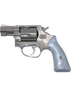 Smith＆Wesson M36 Chiefs Special 2inch SquareButt TravisModel NickelFinish Ver2 GasGun
