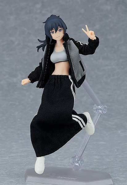 figma Styles 女性body（マコト）with ジャージ セットアップ＋ジャージスカートコーデ