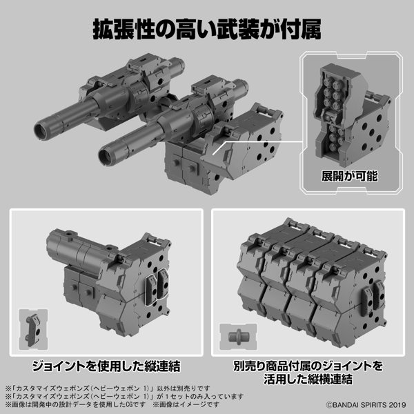 カスタマイズウェポンズ（ヘビーウェポン 1）