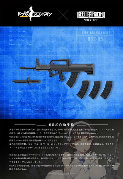リトルアーモリー LADF01 ドールズフロントライン95式自動歩槍