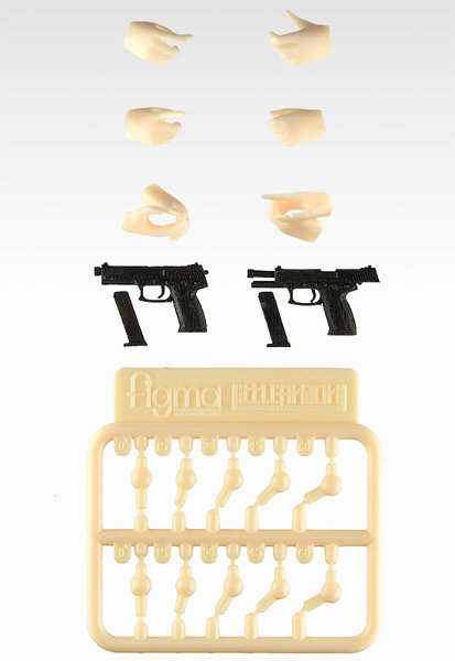 リトルアーモリー ［LAOP12］figma用 銃の持ち手2 ハンドガンセット