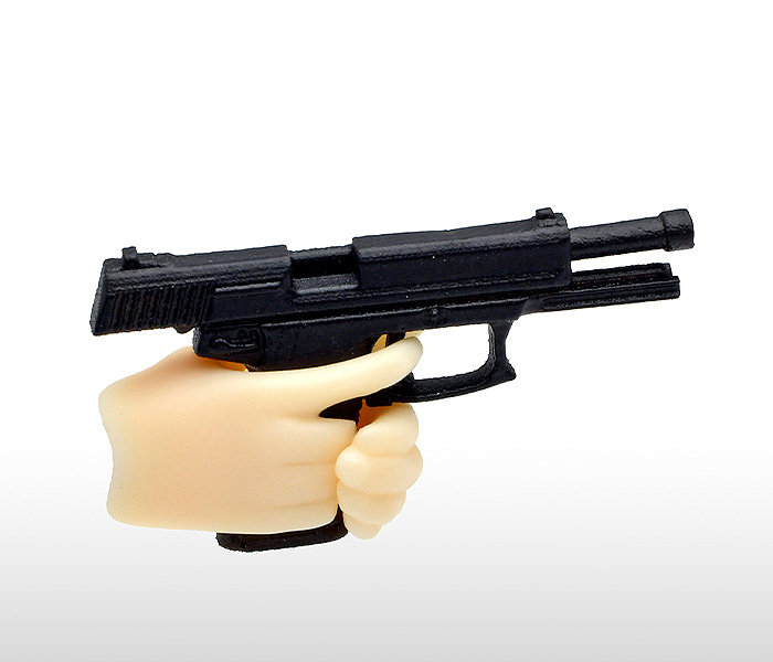 リトルアーモリー ［LAOP12］figma用 銃の持ち手2 ハンドガンセット