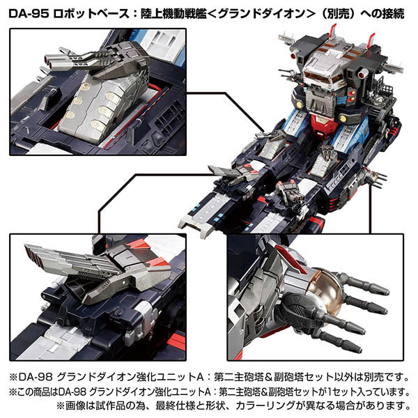 DA-98 グランドダイオン強化ユニットA:第二主砲塔＆副砲塔セット