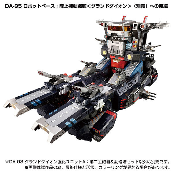 DA-98 グランドダイオン強化ユニットA:第二主砲塔＆副砲塔セット