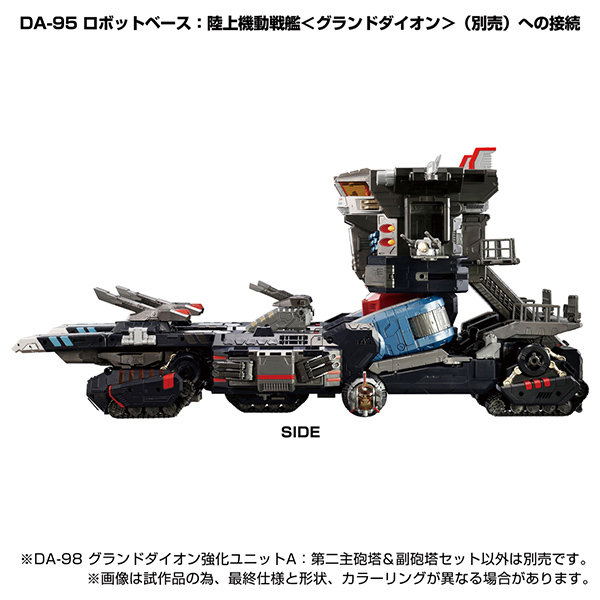 DA-98 グランドダイオン強化ユニットA:第二主砲塔＆副砲塔セット