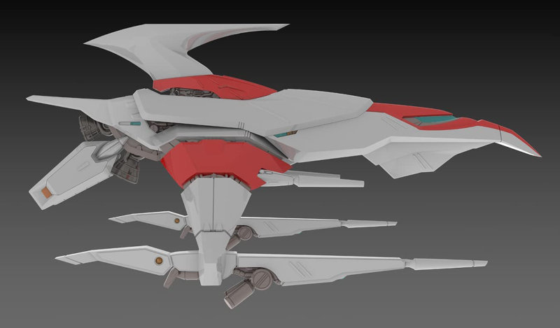 ダライアス シルバーホーク 3F-1B SPACE FIGHTER